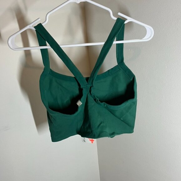 NWT Free People Movement All Clear Solid Cami in Heritage Green Size XL - Picture 6 of 8